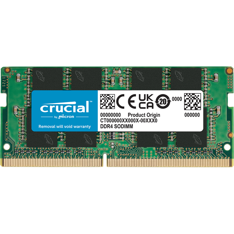 Barrette mémoire RAM Crucial CT8G4SFRA266 8 Go DDR4 2666 MHz SO-DIMM | Cyberoccaz