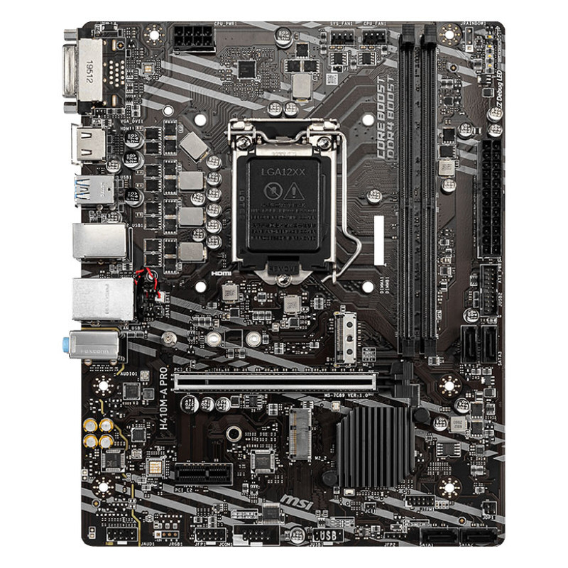 Carte Mère MSI H410M-A PRO - Socket LGA 1200 Occasion | Cyberoccaz